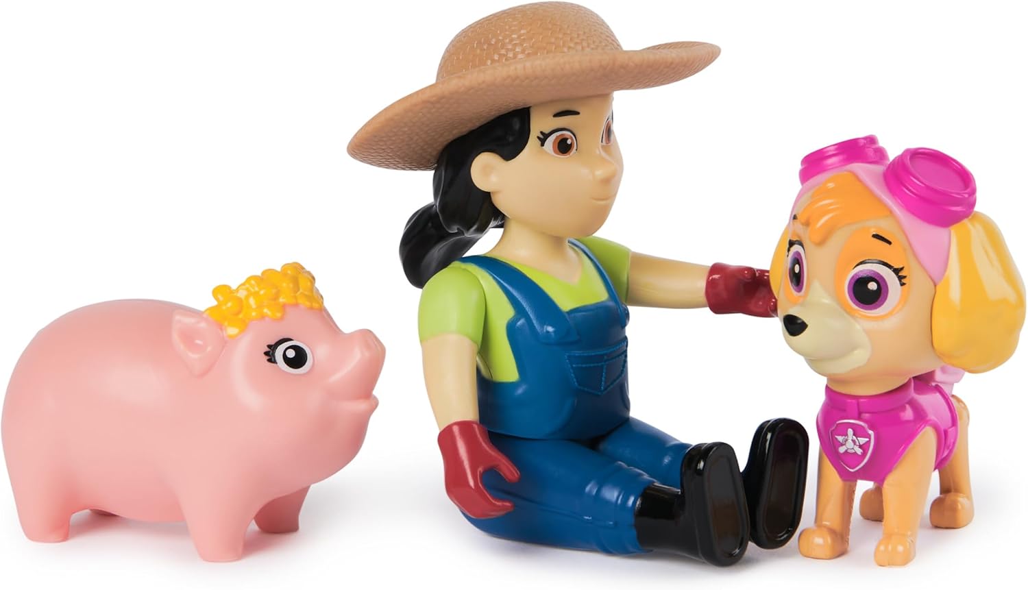 Paw Patrol Skye and Farmer Yumi Figure Set