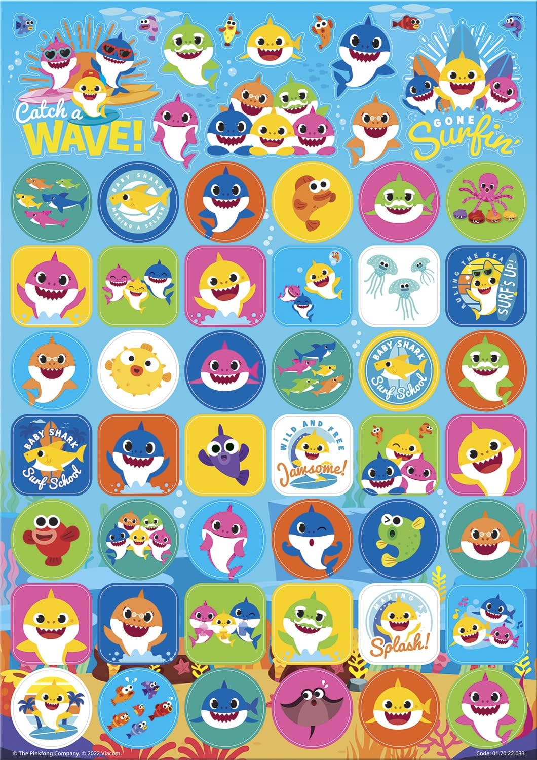 Baby Shark Mega Sticker Pack