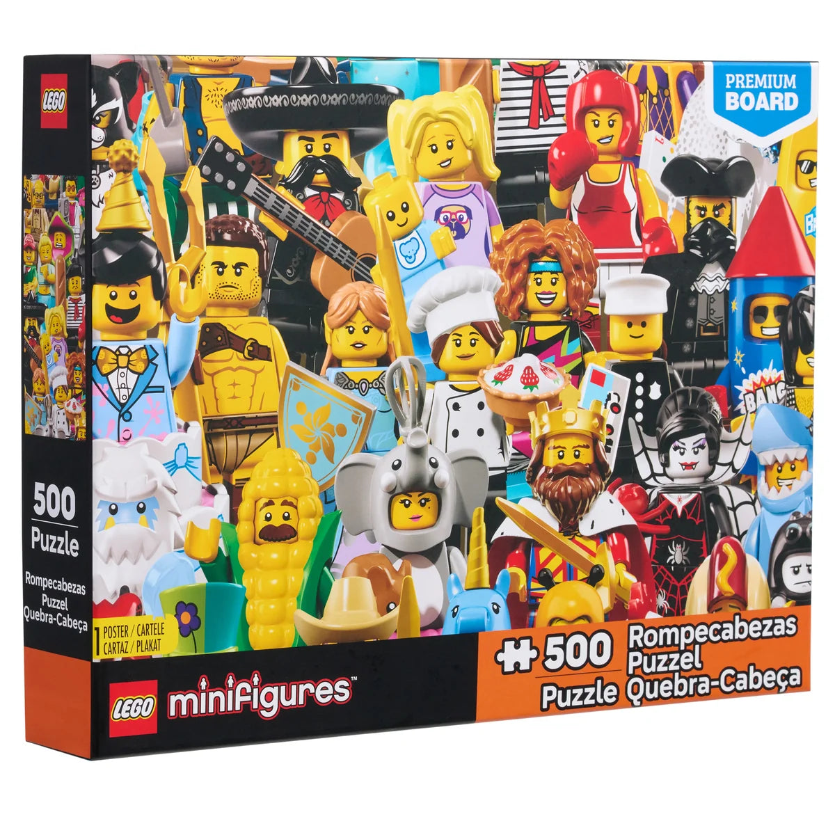 Lego Minifigure Collage 2 Puzzle 500 Pieces