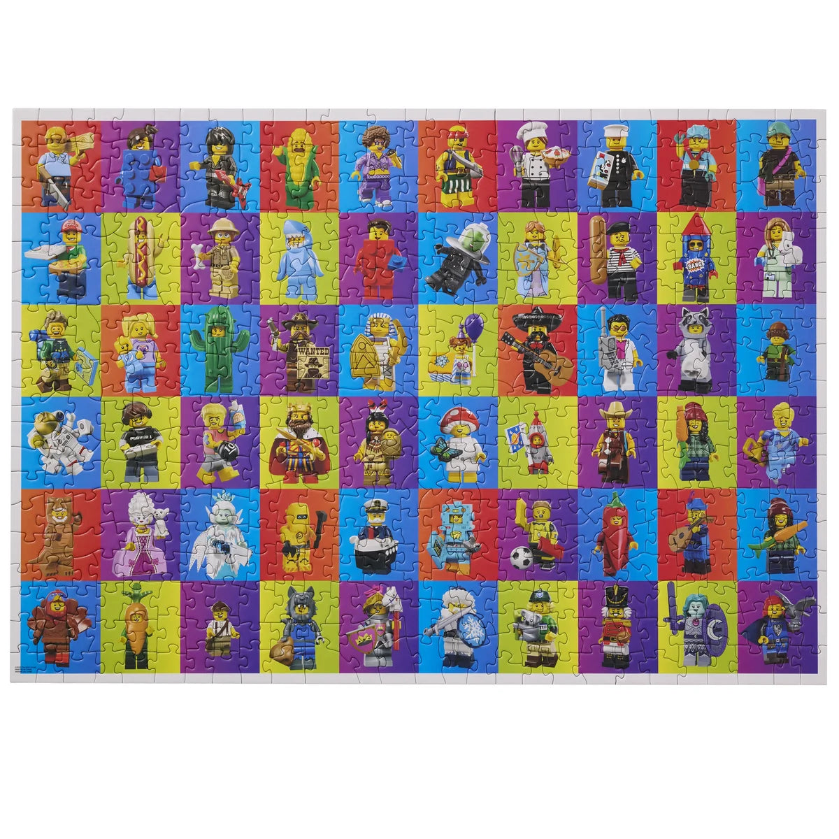 Lego Minifigure Collage 1 Puzzle 500 Pieces