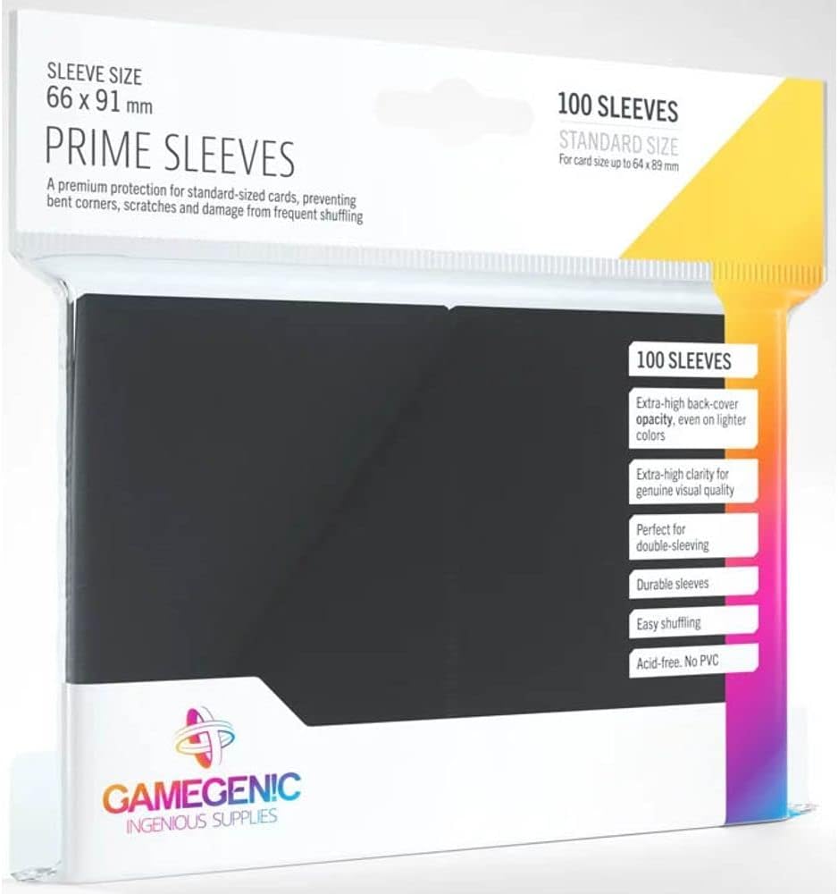 Gamegenic 100 Matt Prime Sleeves 66x91mm