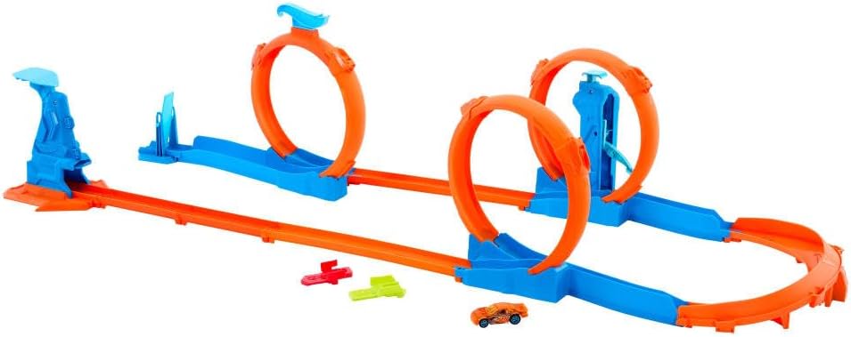Hot Wheels Track Creator Triple Loop Speed Kit