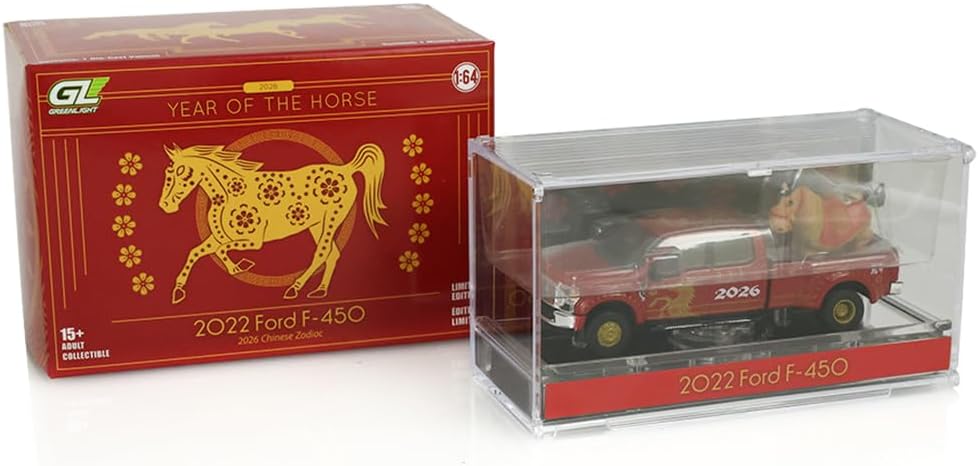 Greenlight 2026 Year of the Horse 2022 Ford F-450 1:64 Limited Edition Die Cast