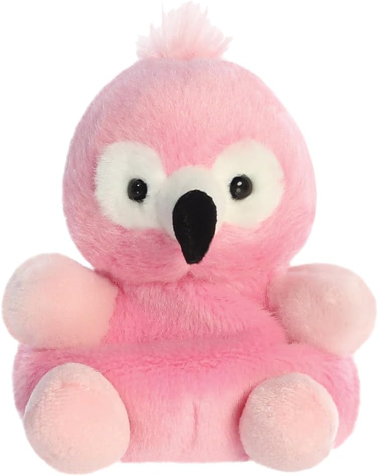 Palm Pals Pinky Flamingo 12cm Soft Toy