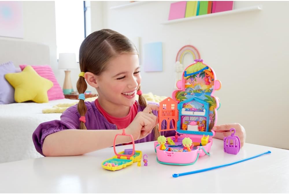 Polly Pocket Compact Momma Monkey and Baby