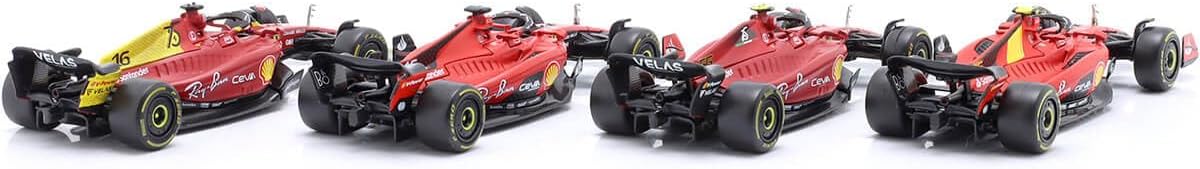 Bburago Ferrari F1 Charles Leclerc 1:43 Scale Highlights 4 pack