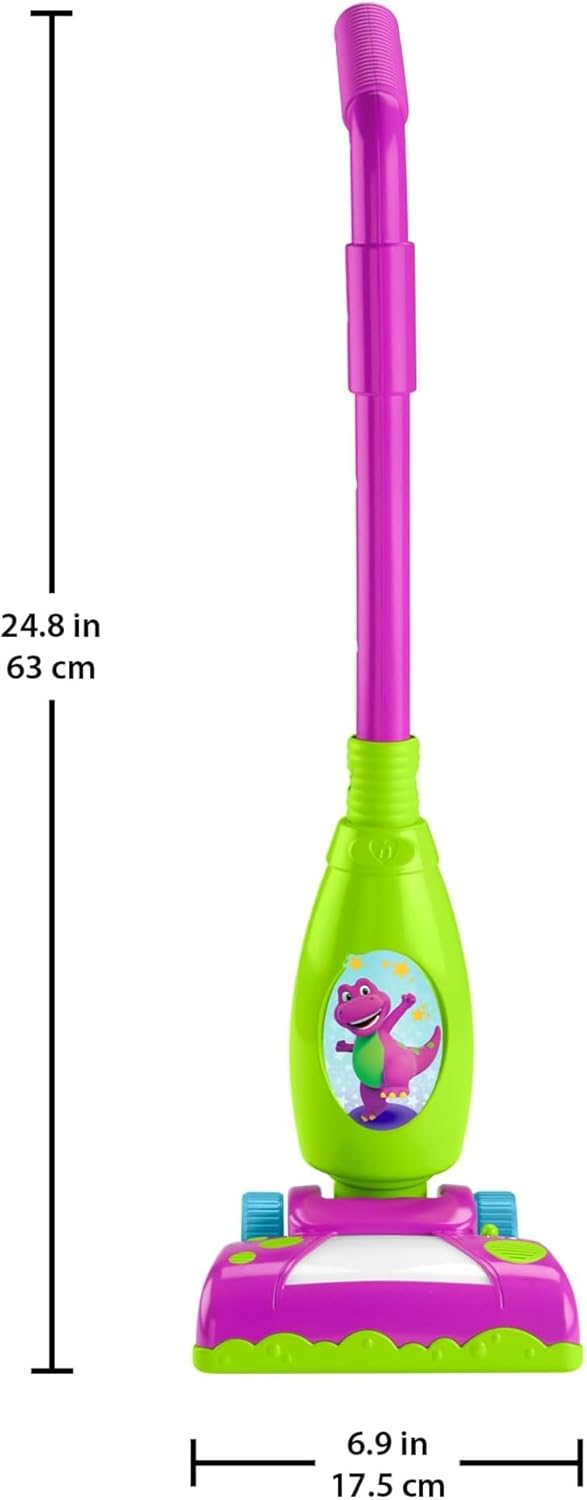 Fisher-Price Barneys World Clean Up Musical Vacuum