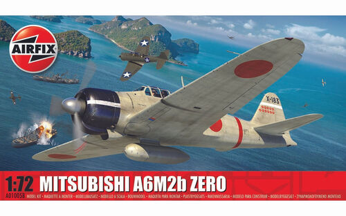 Airfix Mitsubishi A6M2B Zero 1:72 Scale Model Kit