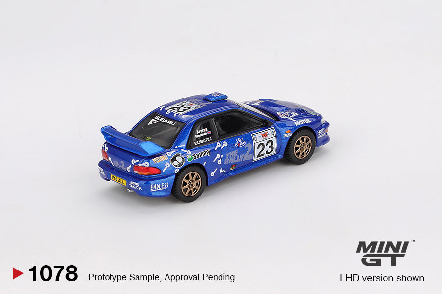 Mini GT Subaru Impreza WRC99 #23 2000 Acropolis Rally 1:64 Die Cast