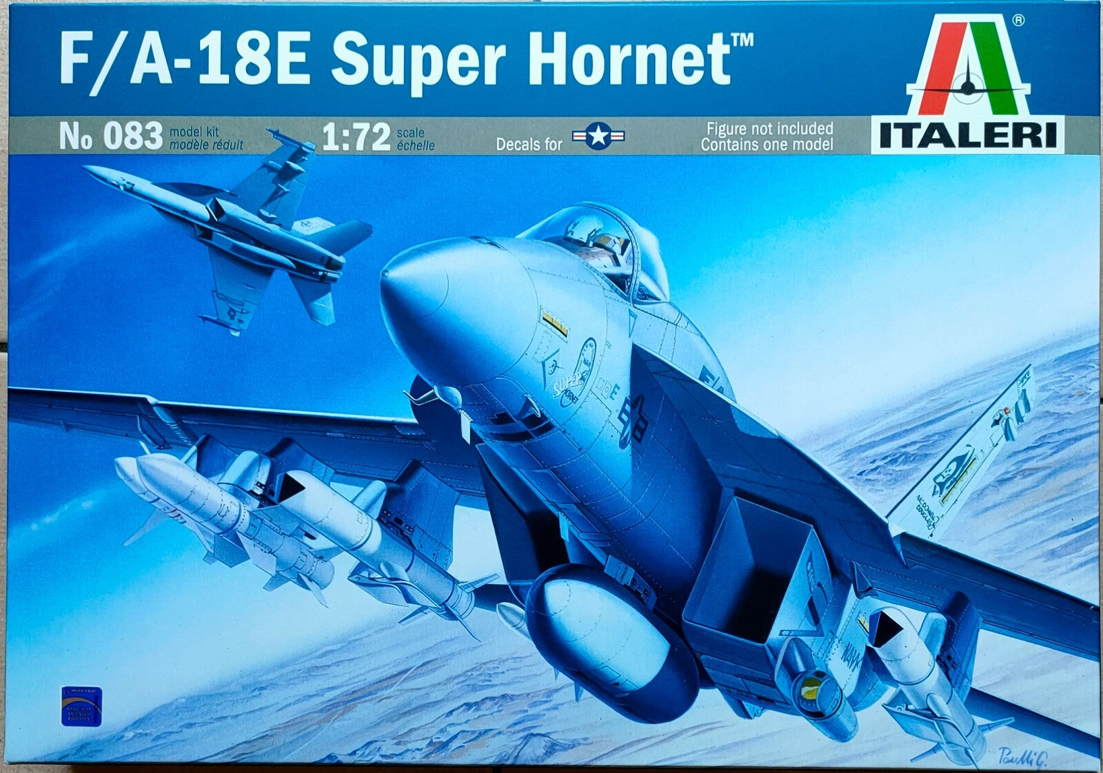 Italeri F/A-18E Super Hornet Fighter Jet