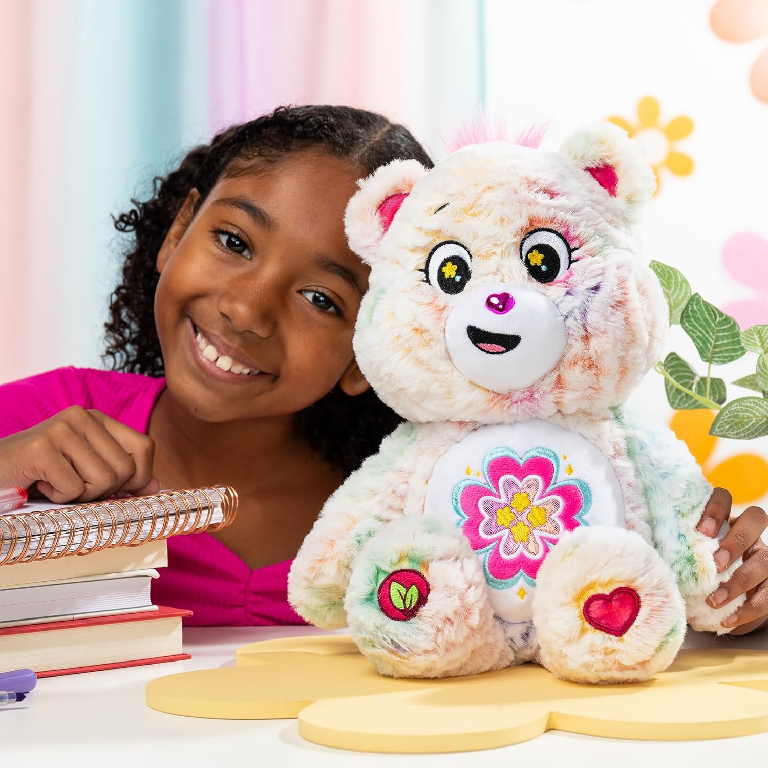 Care Bears Blossom Heart 35cm Medium Plush Bear