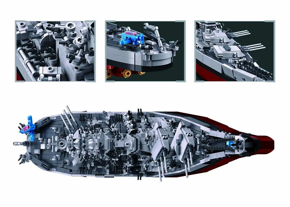 Sluban 1:350 USS Missouri S Construction Set