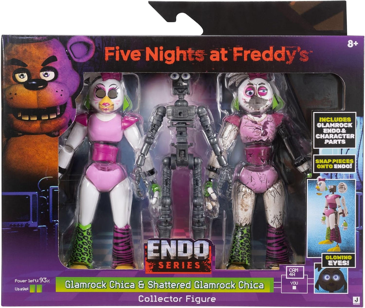 Five Nights at Freddys Endo-Series Glamrock Chica & Shattered Glamrock Chica