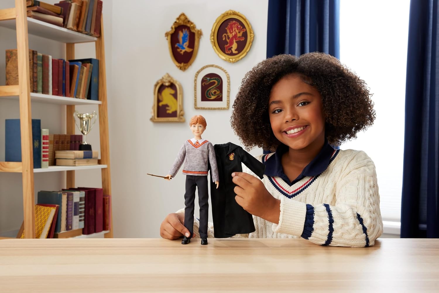 Ron Weasley Fashion Doll with Removable Signature Hogwarts Uniform and Wand
