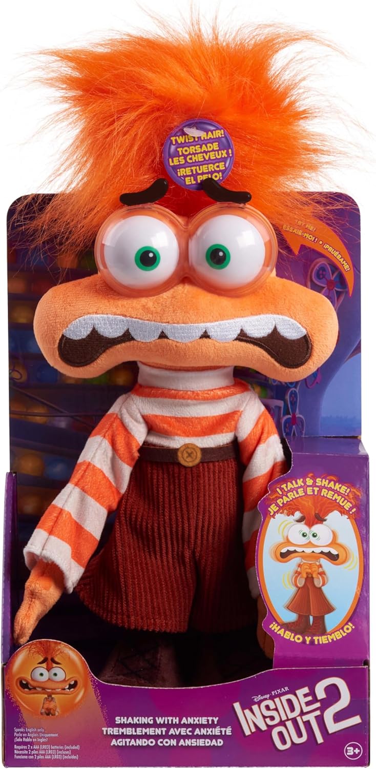 Inside Out 2 Shaking with Anxiety Feature Plush