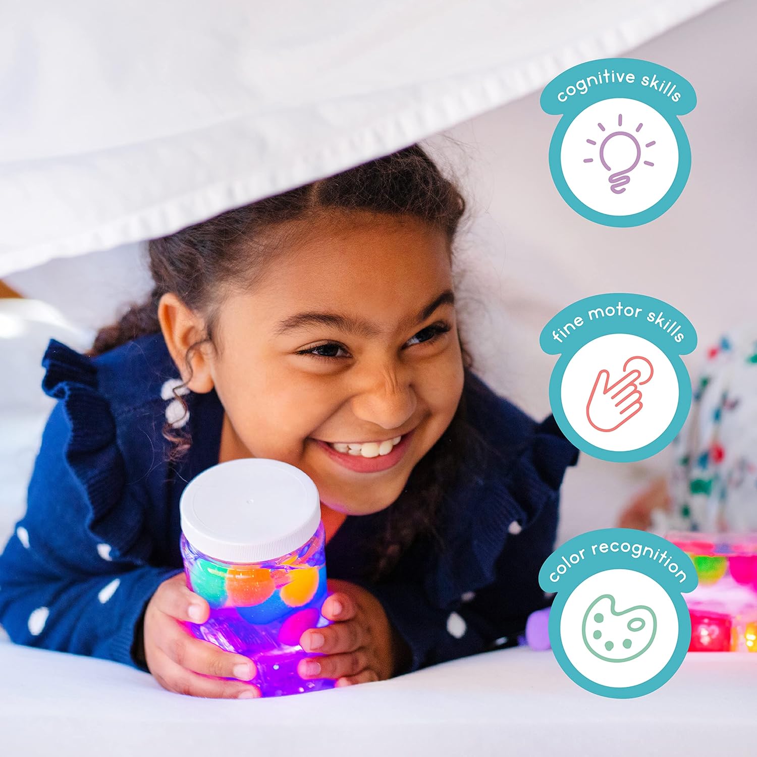 Glo Pals Light Up Sensory Toy Character Pack Blue