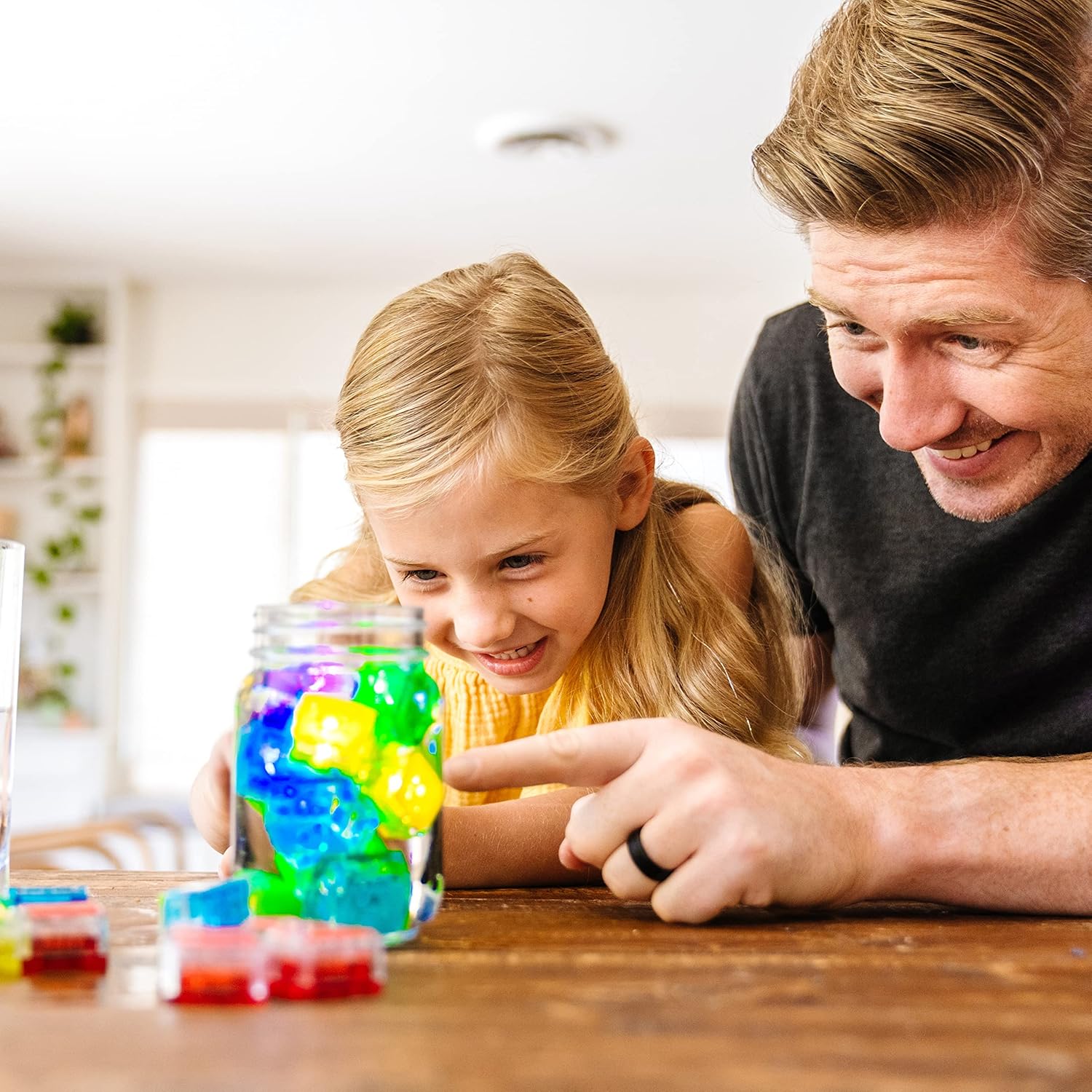 Glo Pals Light up Sensory Cubes - 4 Pack Green - P
