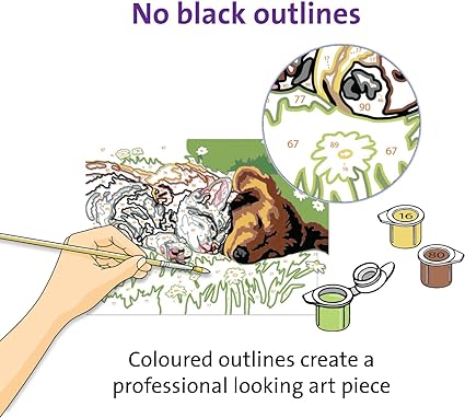 CreArt Paint by Numbers - Floral Fawn