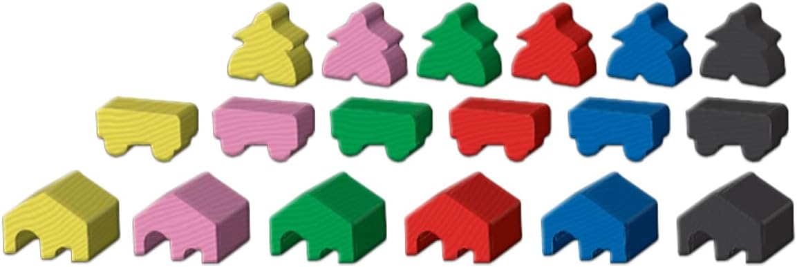 Carcassonne Abbey 5 Mayor Expansion Pack 5