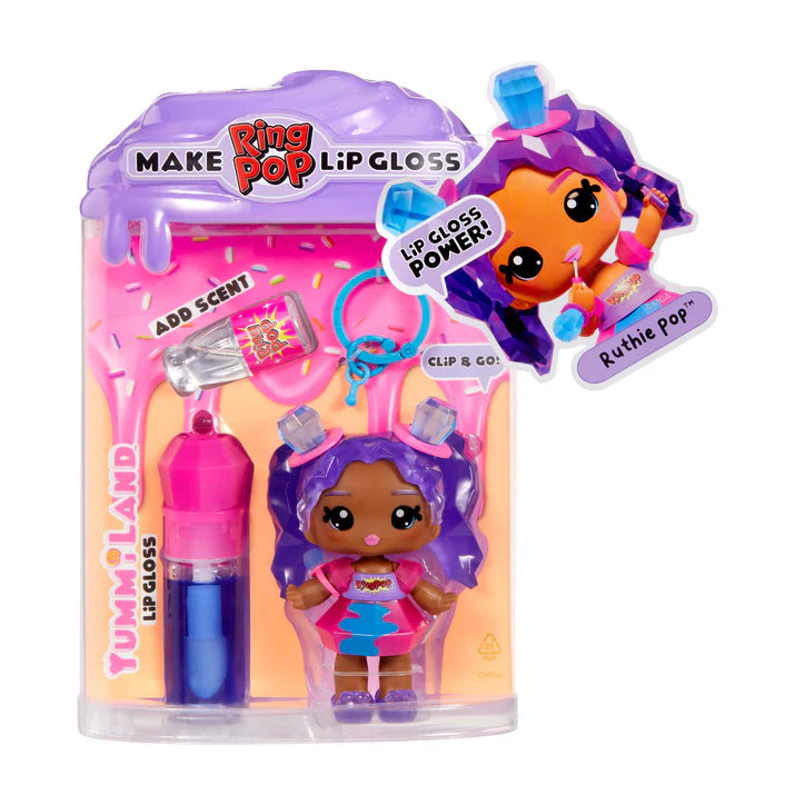 YummiLand Lip Gloss Ruthie Pop Ring Pop