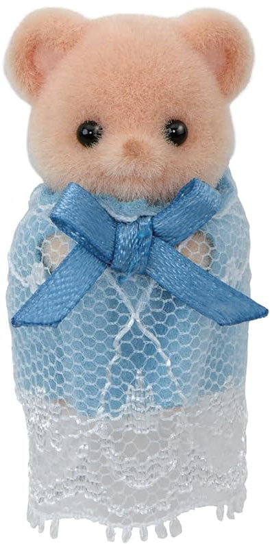 Sylvanian Biscuit bear Sleepy Triplets