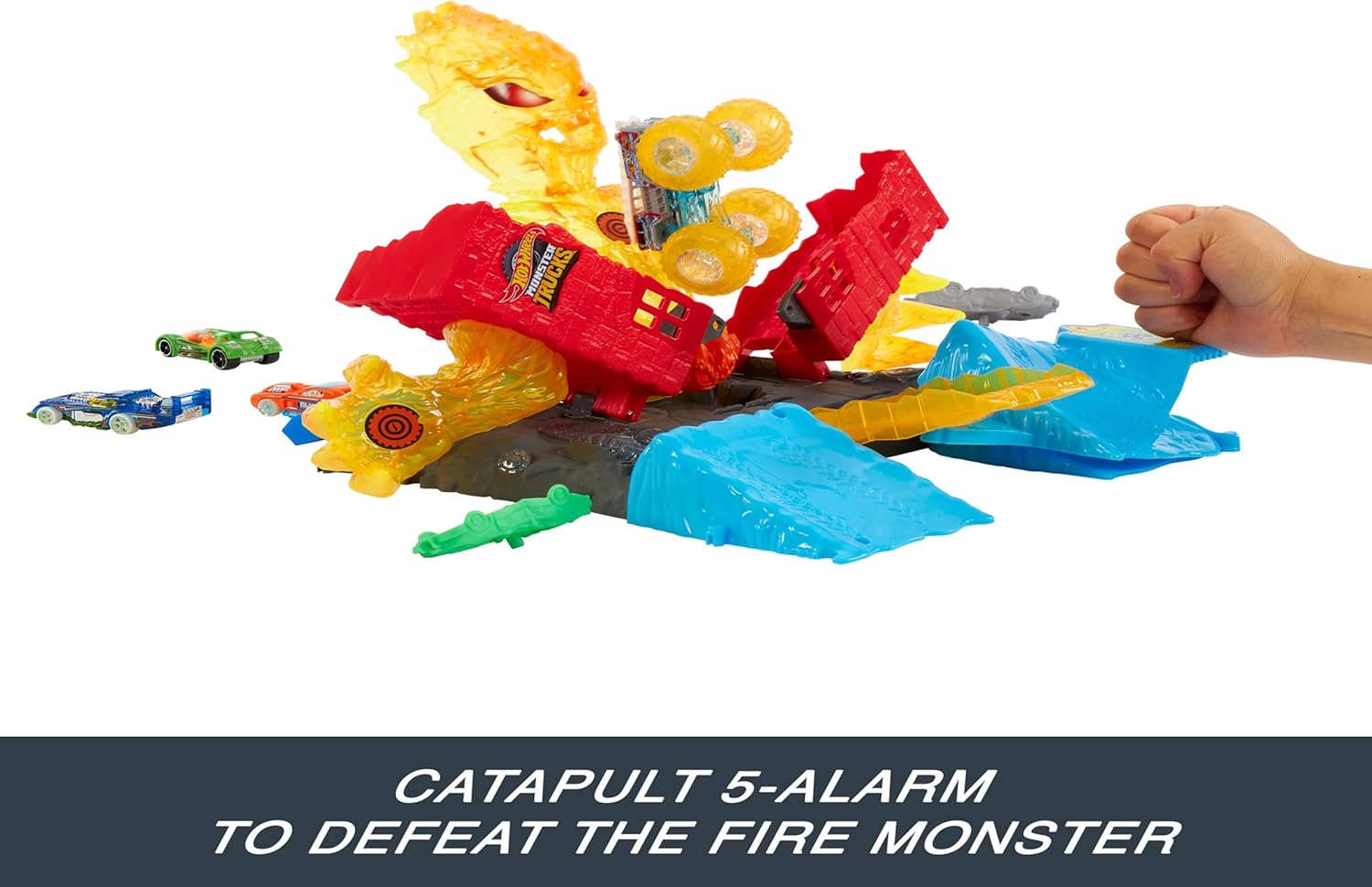 Hot Wheels Monster Trucks Power Smashers 5-Alarm