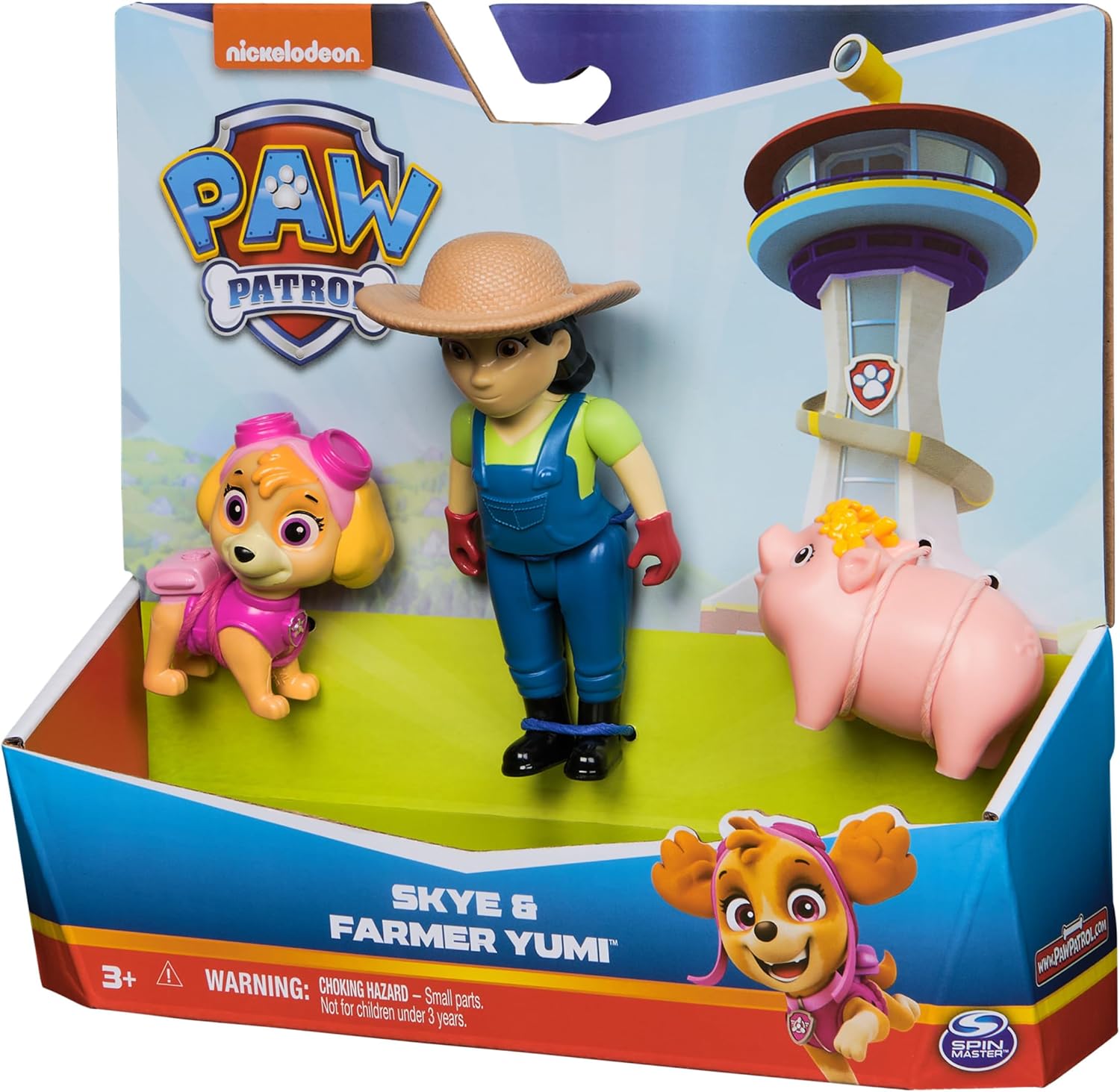 Paw Patrol Skye and Farmer Yumi Figure Set