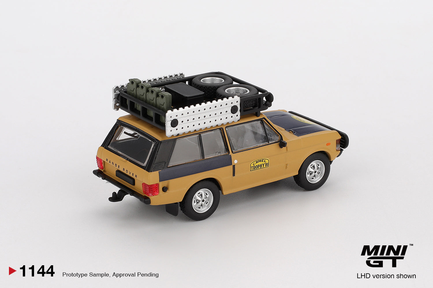 Mini GTR Range Rover 1981 Camel Trophy Sumatra C.Swoboda and K.Mentel Winner 1:64 Scale