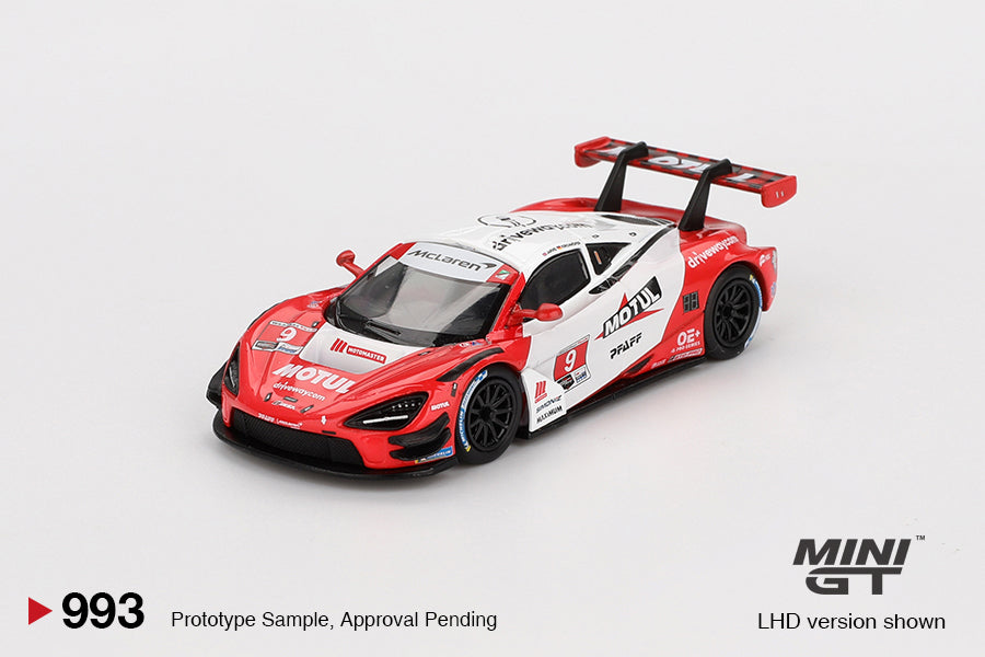 Mini GT McLaren 720S GT3 Evo Pfaff Motorsports 2024 IMSA Laguna Seca 1:64 Die Cast