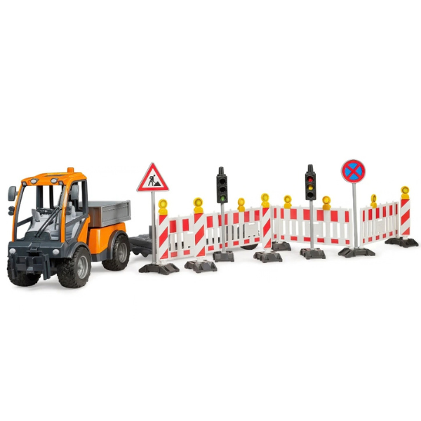 Bruder Vario Car Tipping Body& Traffic Safety Trai