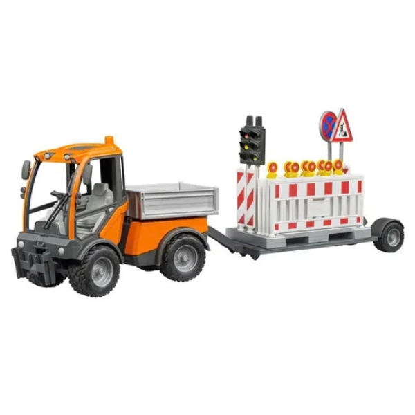 Bruder Vario Car Tipping Body& Traffic Safety Trai