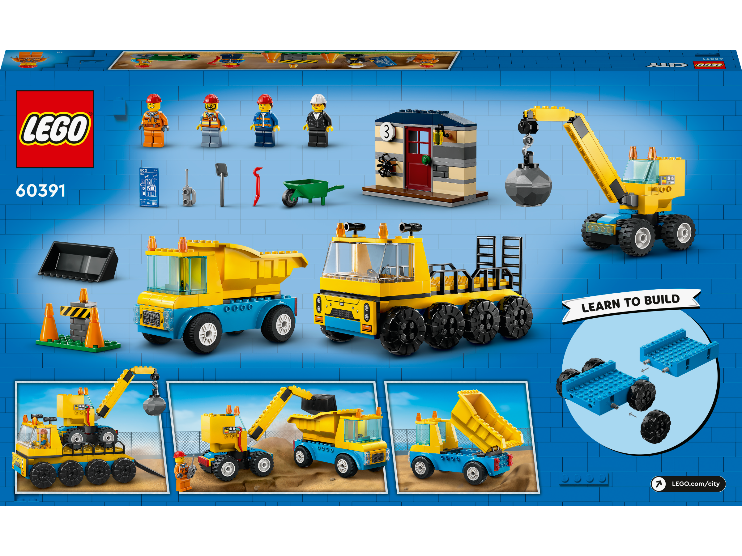 Lego 60391 Construction Trucks and Wrecking Ball