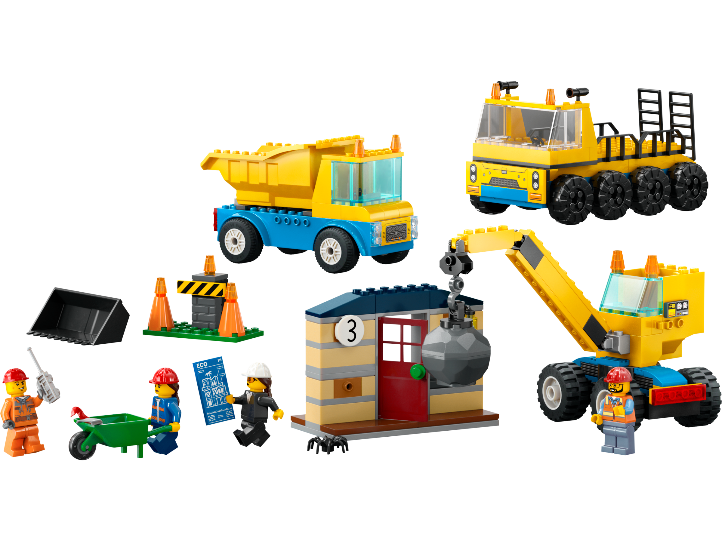 Lego 60391 Construction Trucks and Wrecking Ball