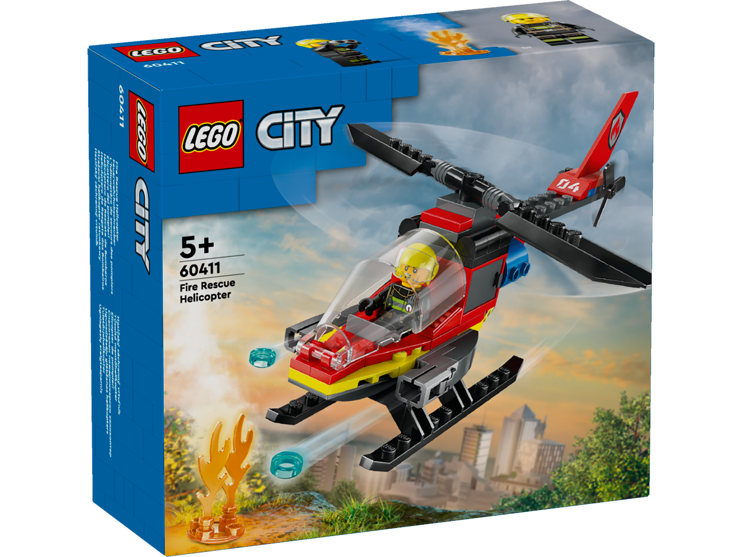 Lego 60411 Fire Rescue Helicopter