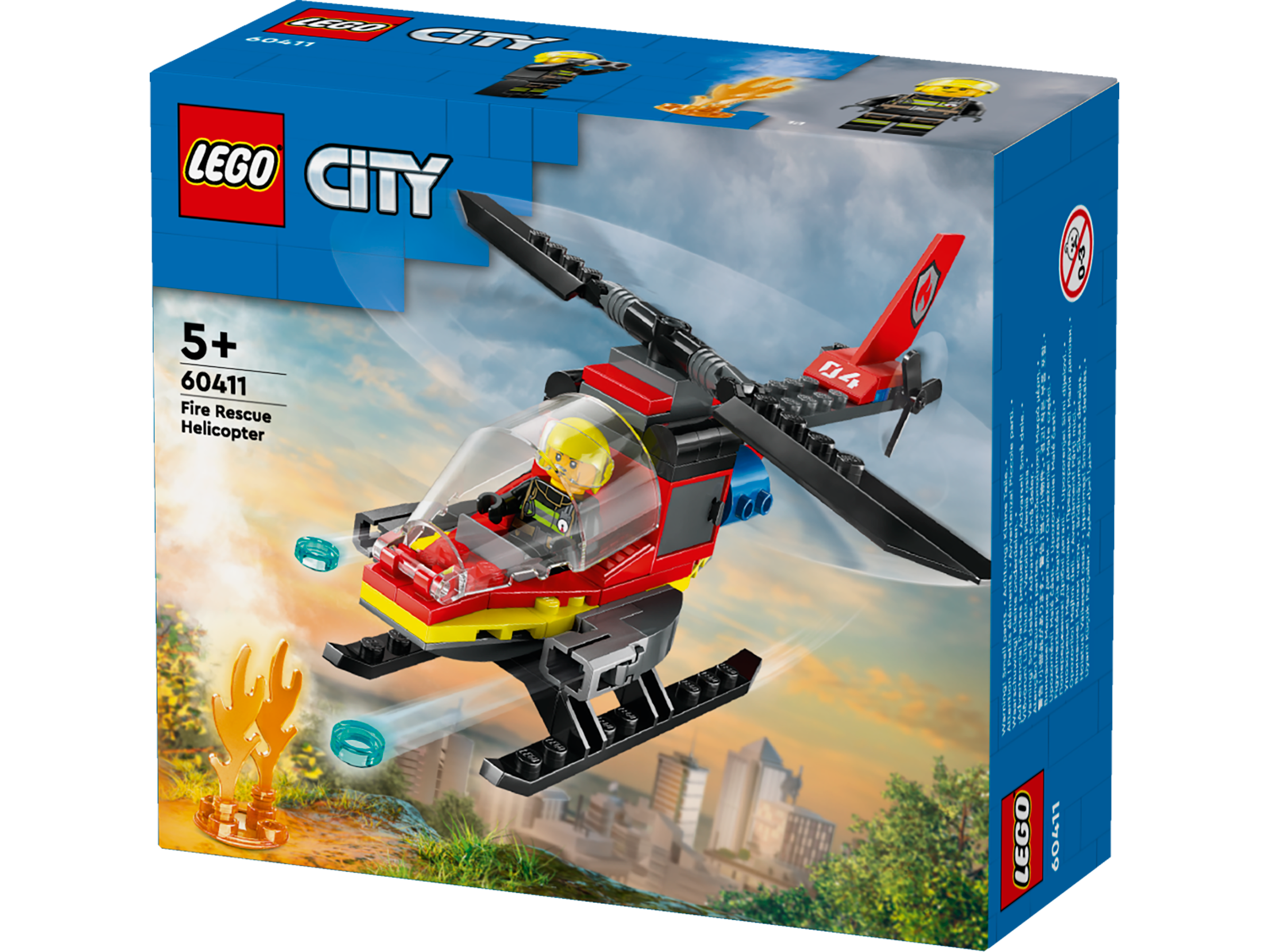 Lego 60411 Fire Rescue Helicopter