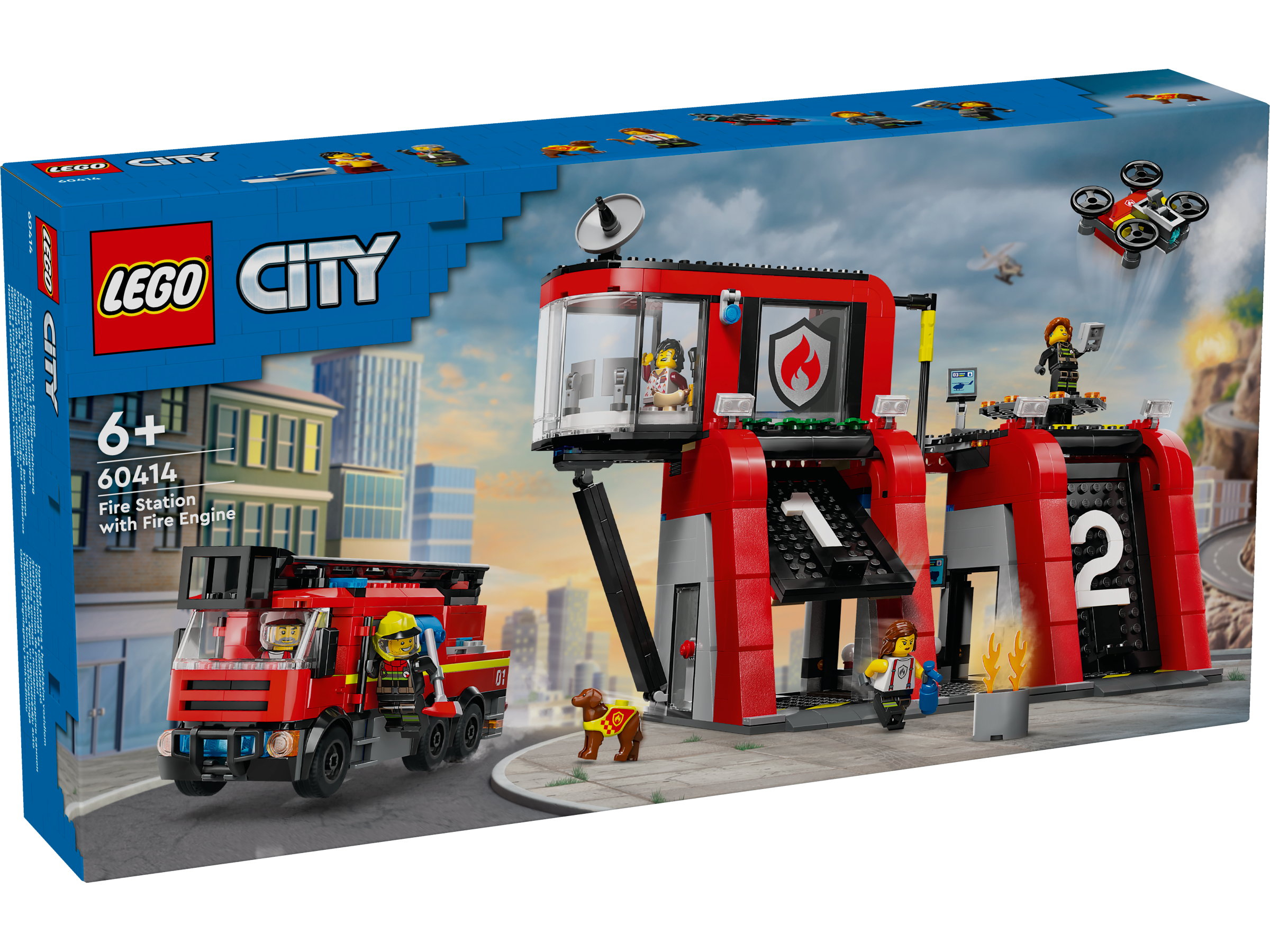 Lego 60414 Fire Station with Fire Truck