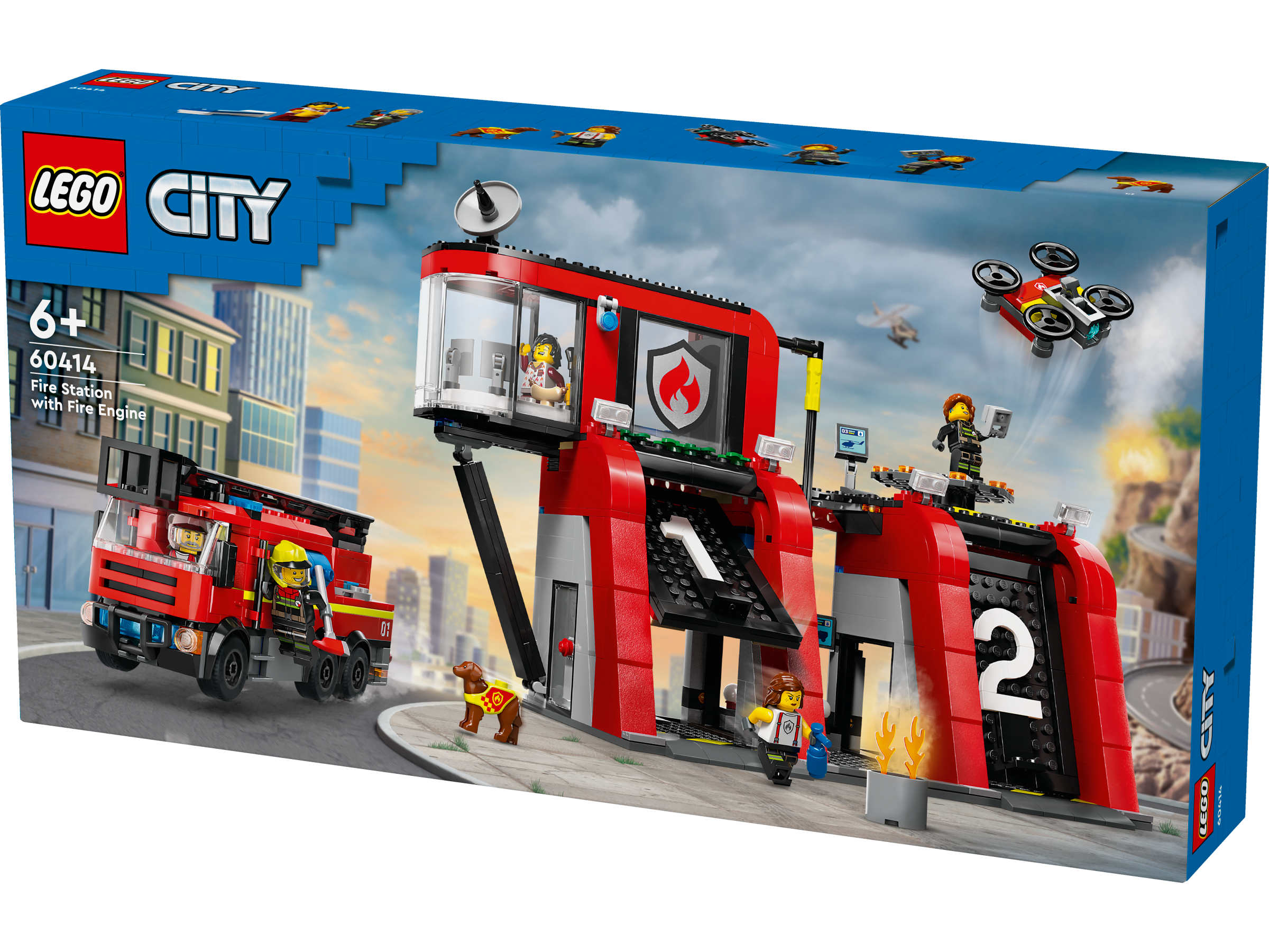 Lego 60414 Fire Station with Fire Truck