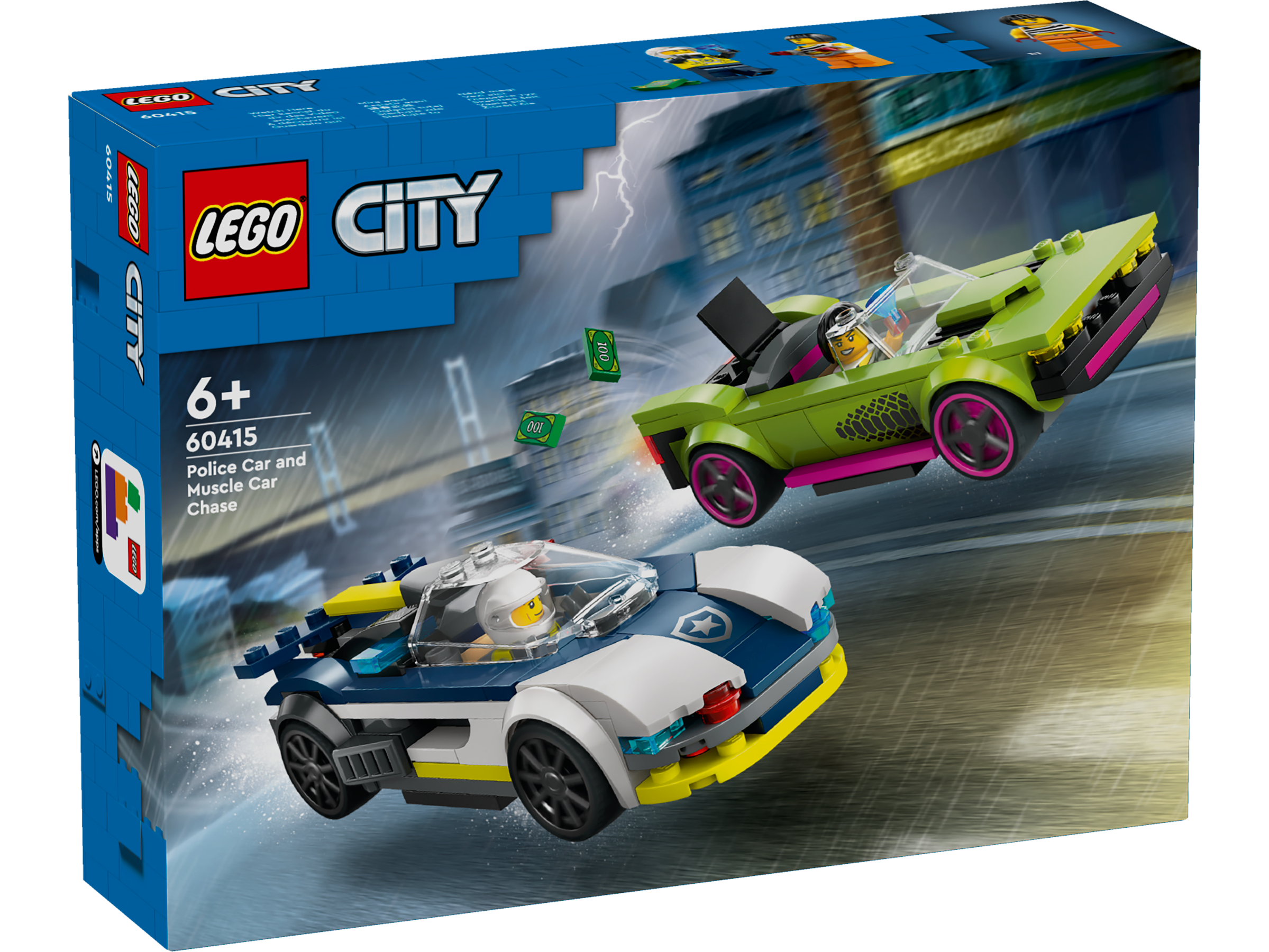 Lego 60415 Police Car and Muscle Car