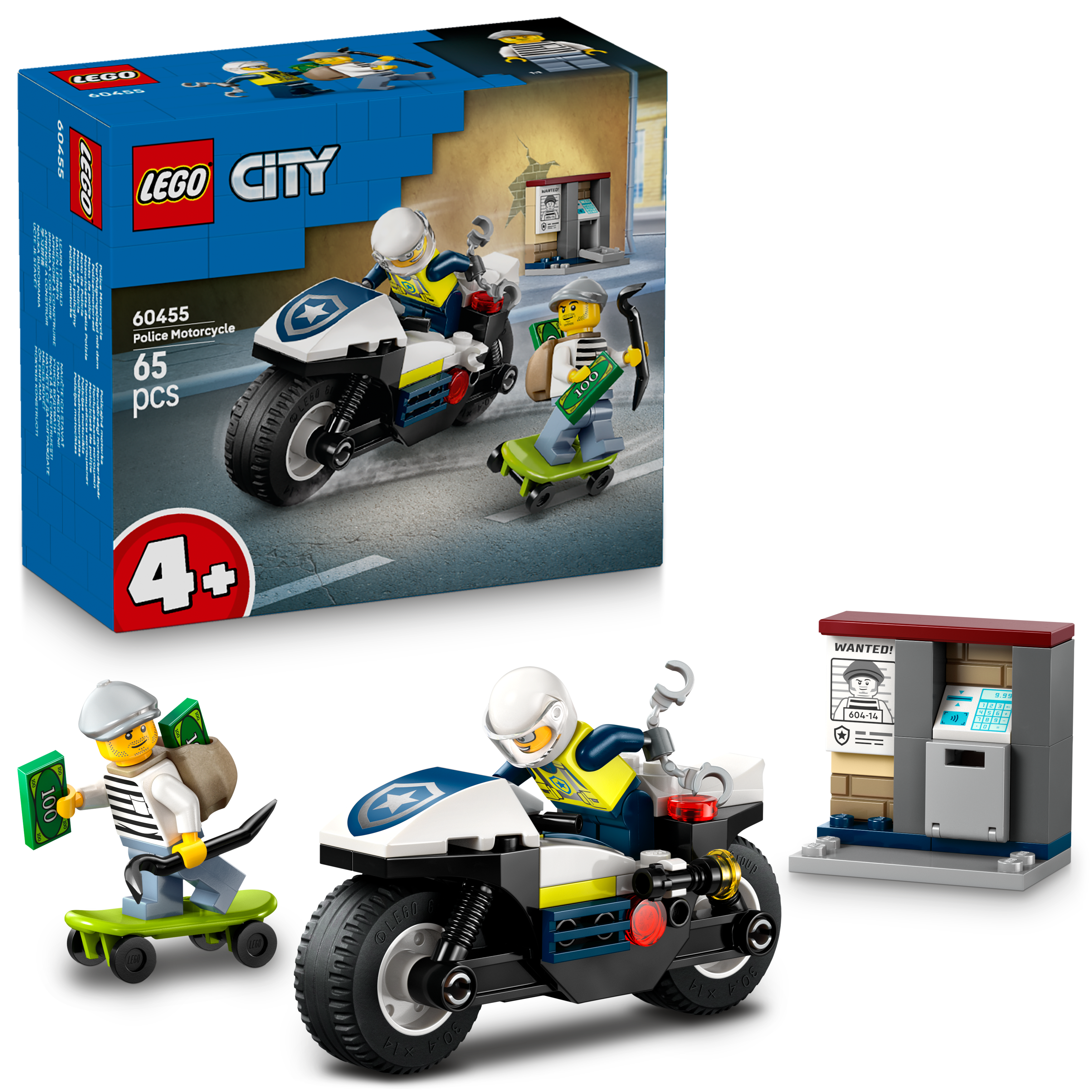 Lego 60455 Police Motorcycle Chase