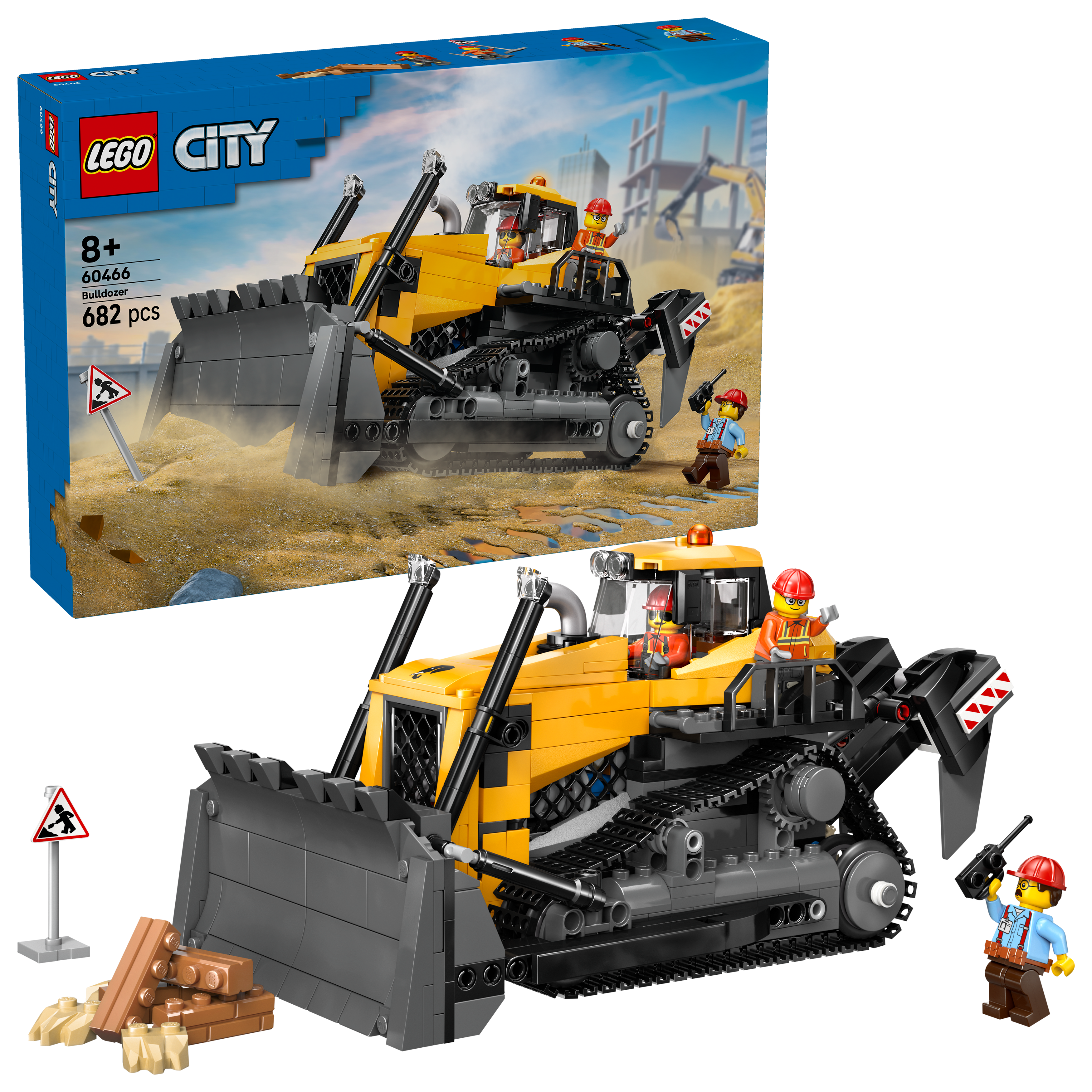 Lego 60466 Yellow Bulldozer