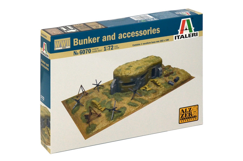 Italeri Bunkers & Accessories 1:72 Scale Set