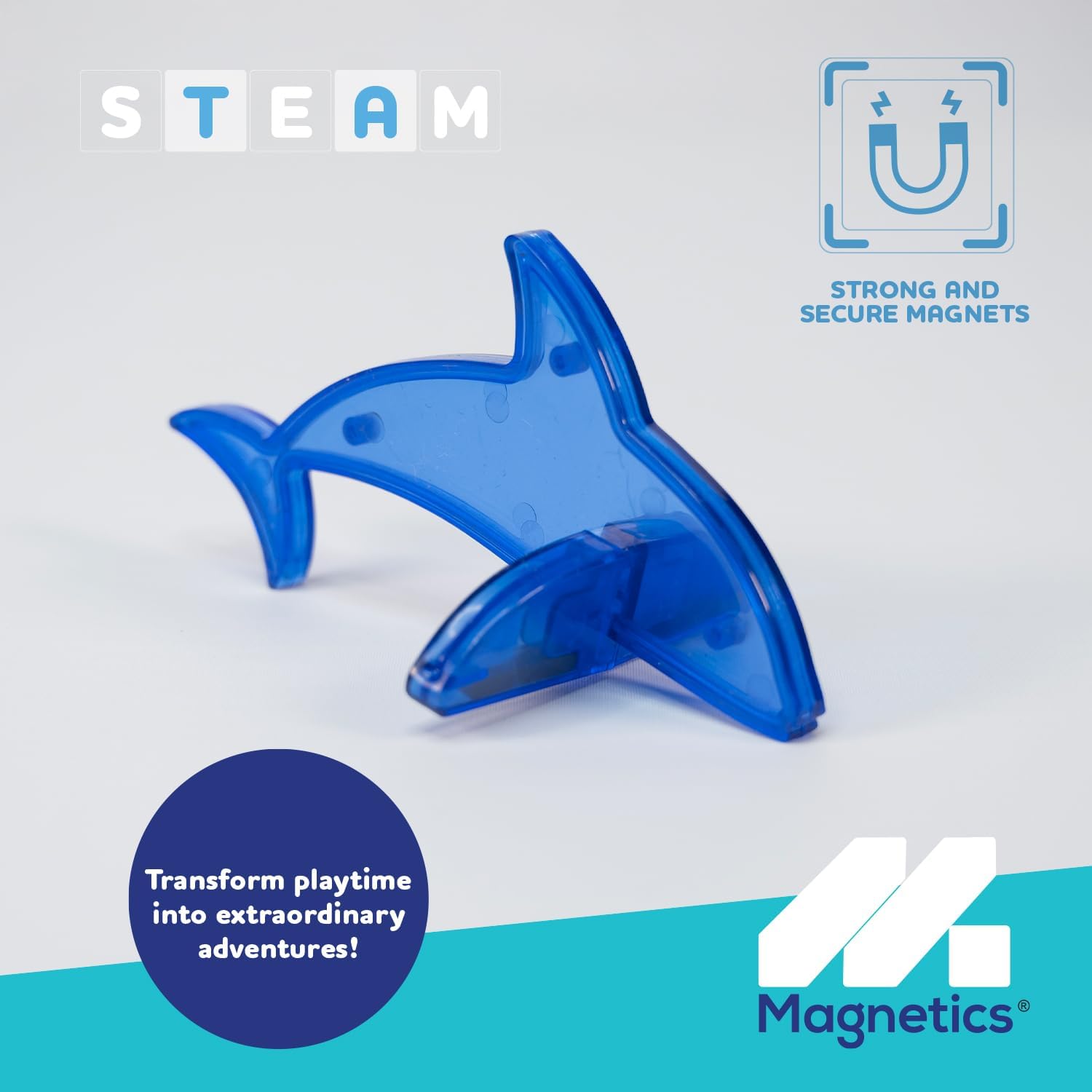 Magnetic Tiles - 30 Piece Sea Life Play Set