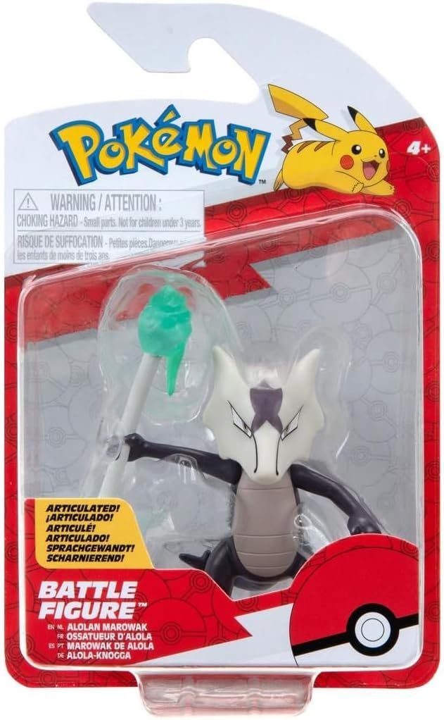 Pokemon Alolan MaroWak Battle Figure