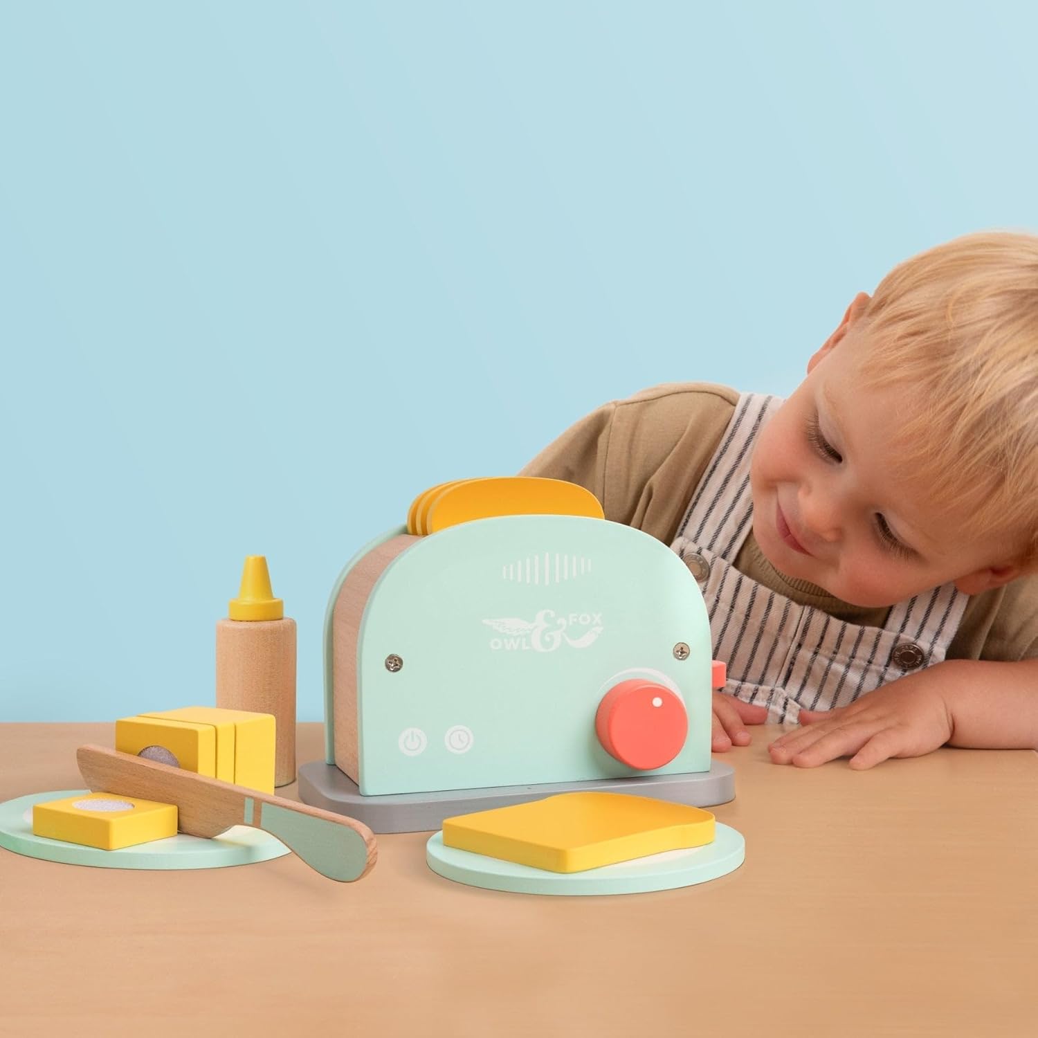Owl & Fox Wooden Toaster