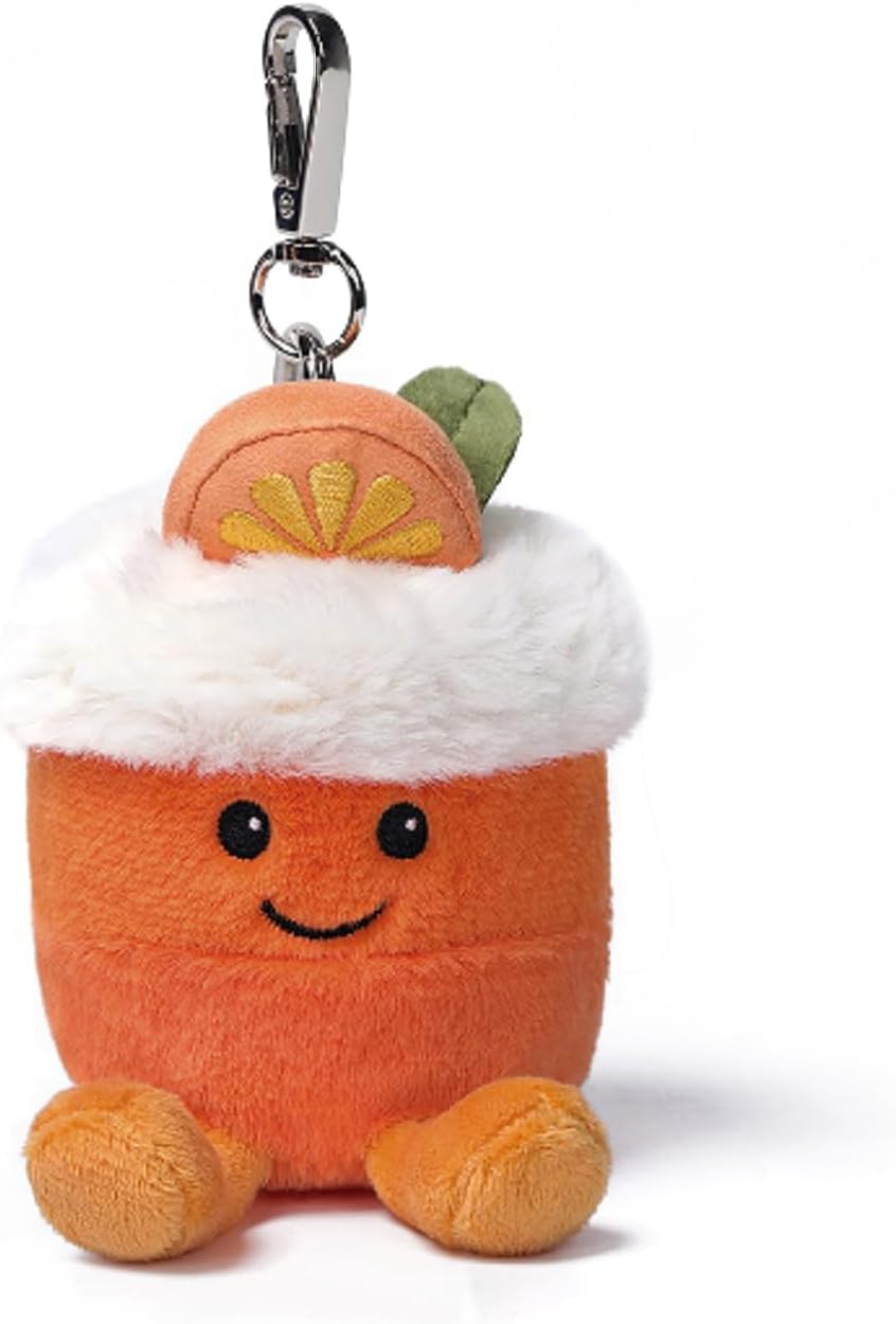Orange Cake Bag Charm