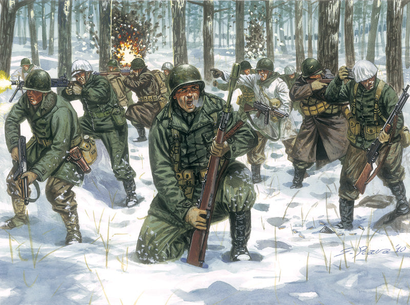 Italeri U.S. Infantry WWII 1:72 Scale Figures