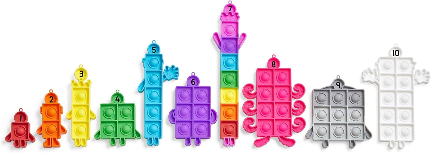 Numberblocks Sensory Bubble Poppers