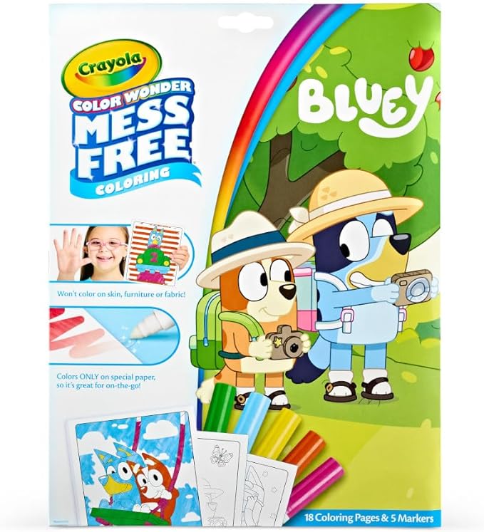 Crayola Bluey Mess Free Colour Wonder
