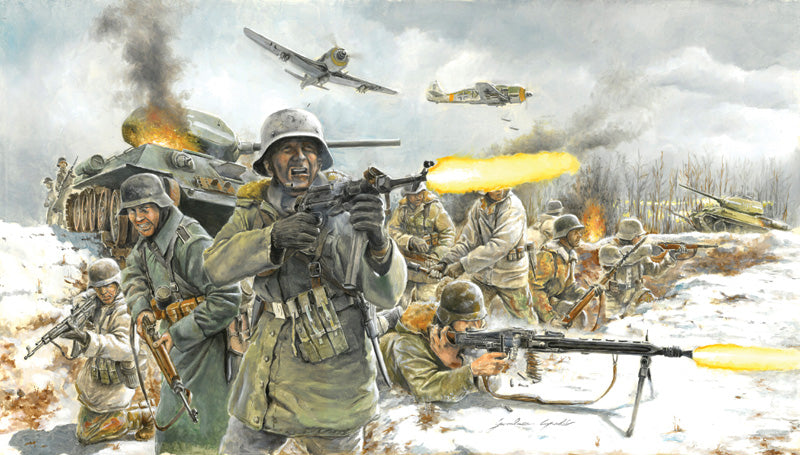 Italeri WW2 German Winter Troops 1:72 Scale