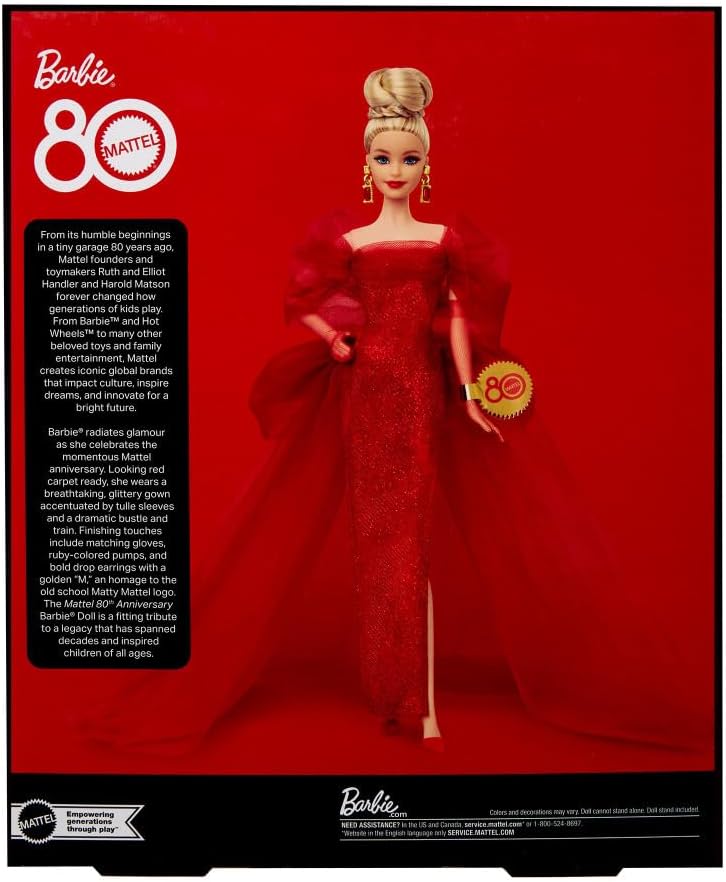Barbie Signature Collectible Doll For Mattel 80th Anniversary